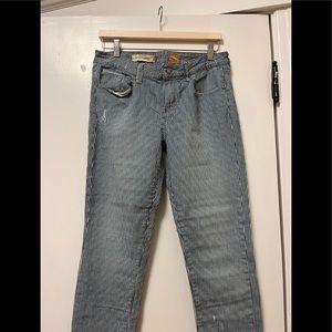 Pilcro (Anthropologie) Striped Jean